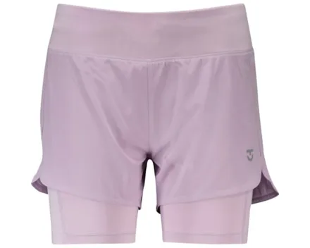 Tone Up Damen-Shorts 2in1 Tempo S, flieder