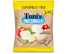 Toni's Mozzarella 3x150g 450g