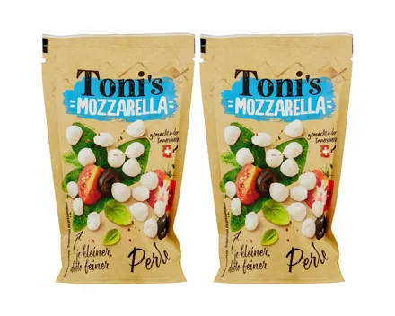 Toni's Mozzarella Perlen 2x 120g
