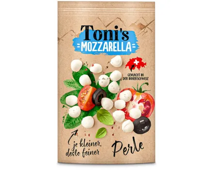 Toni's Mozzarella Perlen 2x120g