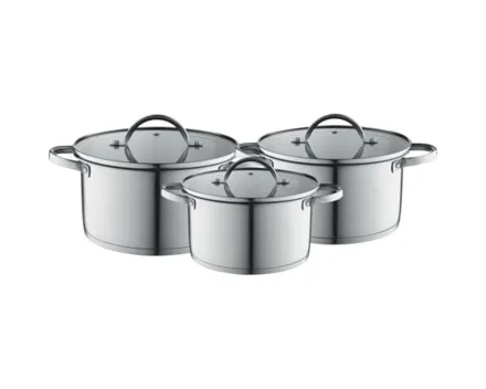 Topfset Oslo 6 teilig mit Glasdeckel