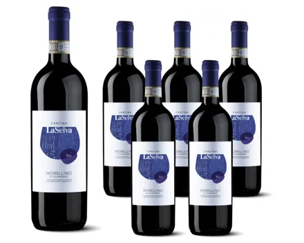 Toscana Docg Morellino di Scansano LaSelva Bio 6x 75cl (2022) – Rotwein, Italien (0.75l)