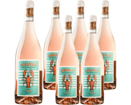 Toscana IGT Rosamati Rosato Fattoria Le Pupille 6x 75cl (2024) – Roséwein, Italien (0.75l)