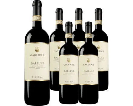 Toscana Sangiovese Gallule Chianti Classico Gran Selezione Castellina Docg Gagliole 6x 75cl (2021) – Rotwein, Italien (0.75l)