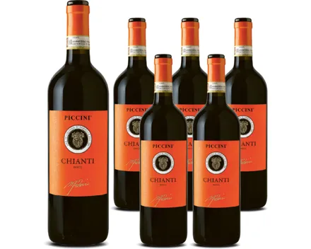 Toscana Sangiovese Piccini 6x 75cl (2025) – Rotwein, Italien (0.75l)