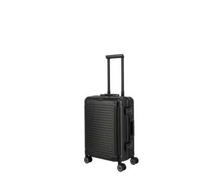 Travelite Next Aluminium 4 Rad Trolley 55cm schwarz