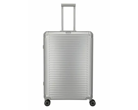 Travelite Next Aluminium 4 Rad Trolley 77cm silber