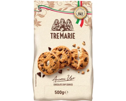 Tre Marie Biscuits Ancora Uno mit Schokoladenstückchen