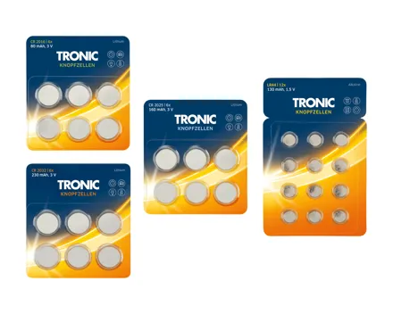 Tronic Knopfzellen