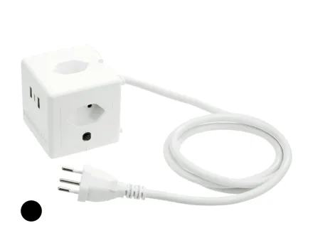 Tronic Steckdosenwürfel mit USB-Anschlüssen