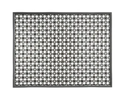 Türvorleger Lizzy 48x62 cm schwarz grau
