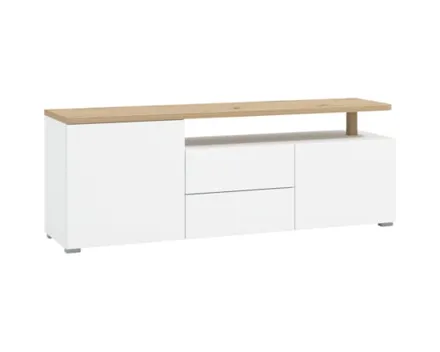 TV-Möbel Aterno Dekor weiss 154 x 56 x 40 cm