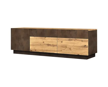 TV-Möbel Boba Dekor Eiche Artisan Rost 180 x 48 x 48 cm