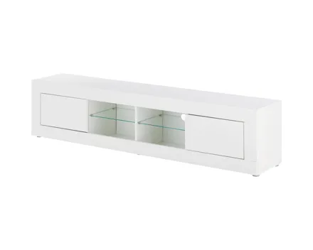 TV-Möbel Myko Dekor weiss 180.5 x 39 x 35.4 cm