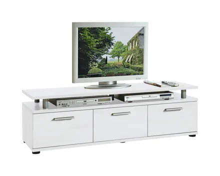 TV-Möbel Samson II Dekor weiss 135 x 40 x 40 cm