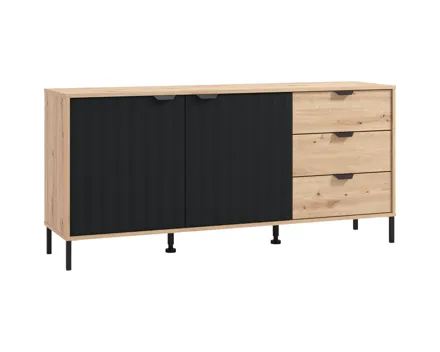 TV-Möbel Vandea, Dekor Eiche Artisan, 157 cm