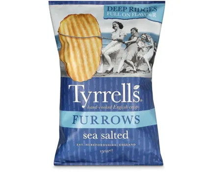 Tyrrells Furrows Lightly Sea Salted
