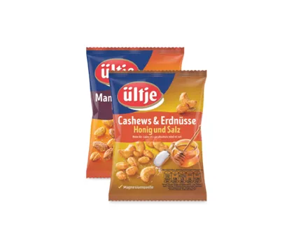 ültje Cashew-Erdnuss / Mandel-Erdnuss mit Honig & Salz