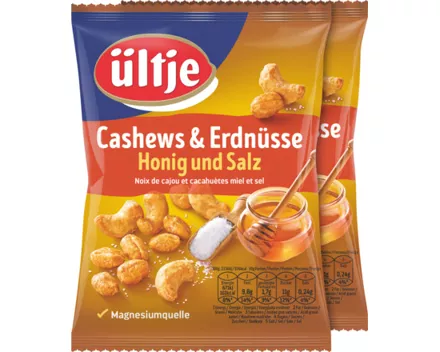 Ültje Cashew-Erdnüsse Honig/Salz 2 x 200 g
