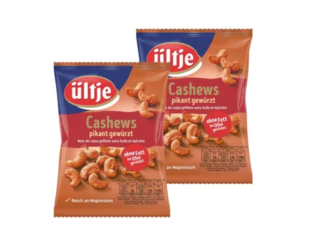 ültje Cashews pikant 2x 150g