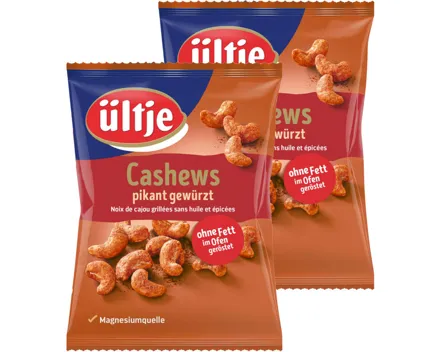 ültje Cashews pikant 2x150g