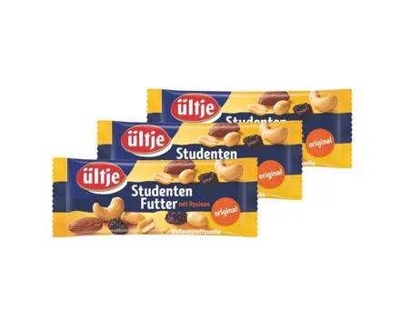 ültje Studentenfutter original 3x 50g