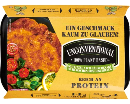 Unconventional 100% Plant Based Schnitzel