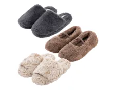 UP 2 FASHION BASICS Damen-Plüsch Hausschuhe