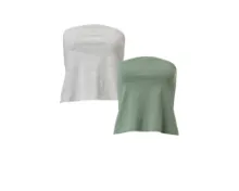 UP 2 FASHION Damen Bandeau Tops 2er