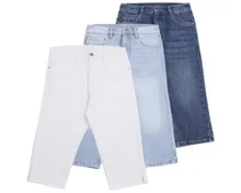 UP 2 FASHION Damen-Capri-Jeans, Capri