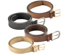 UP 2 FASHION Damen Leder Gürtel Trendy