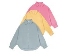 UP 2 FASHION Damen-Musselin-Bluse