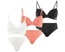 UP 2 FASHION Damen Push up BH Slips 2er Pack