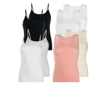 UP 2 FASHION Damen-Unterhemd, Doppelpkg.