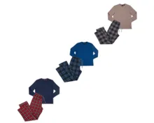 UP 2 FASHION MEN Flanell-Pyjama