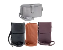 UP2FASHION DamenLeder Handytasche