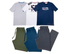 UP2FASHION MEN, H Det Kurzarm Pyjama