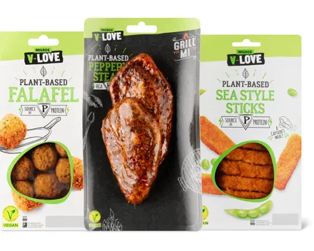 V-Love-Fisch- und -Fleisch-Alternativen, gekühlt