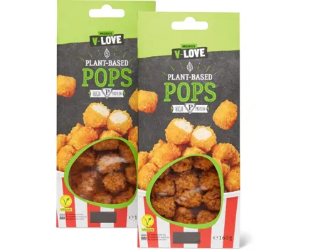 V-Love-Pops oder -Vegetable Burger