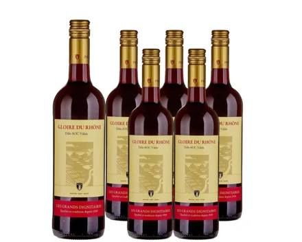 Valais AOC Dôle Gloire du Rhône 6x 75cl (2024) – Rotwein, Schweiz (0.75l)