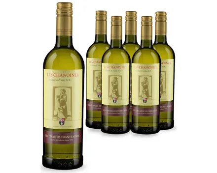 Valais AOC Fendant Chanoines Provins 6x 75cl (2023) – Weisswein, Schweiz (0.75l)