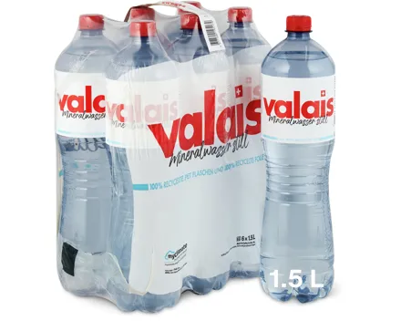 Valais Mineralwasser, 6er-Pack
