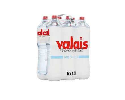 Valais Mineralwasser ohne Kohensäure