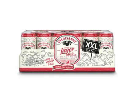 Valaisanne Lager Bier 24x50cl
