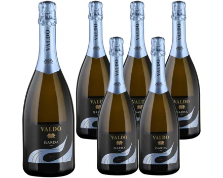 Valdo Garda DOC Spumante Brut 6x 75cl – Schaumwein, Italien (0.75l)
