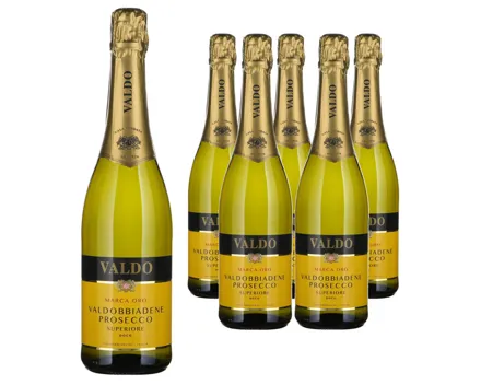 Valdo Prosecco di Valdobbiadene Docg 6x 75cl – Schaumwein, Italien (0.75l)
