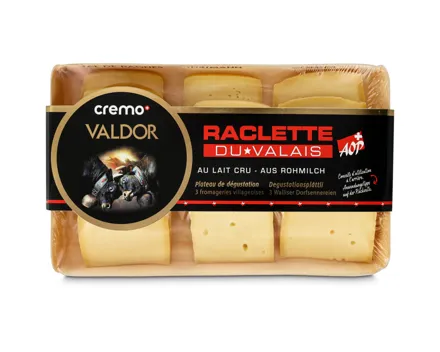 Valdor Raclette-Käsescheiben Plättli ca. 600g