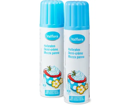 Valflora Halbrahm in Sprühdose, IP-SUISSE, Duo-Pack
