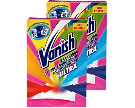 Vanish Farb- & Schmutzfangtücher 2x20 Stück