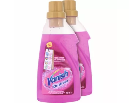Vanish Oxi Action Fleckenentferner Gel Farbsicher 2 x 750 ml